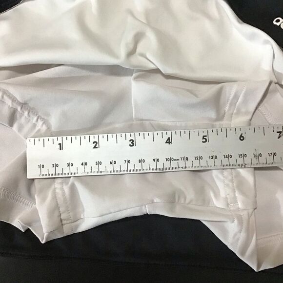 Adidas Climalite Galaxy Athletic White Skirt with Black Trim Skort S - Picture 7 of 10